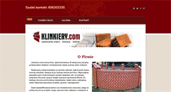 Desktop Screenshot of klinkiery.com